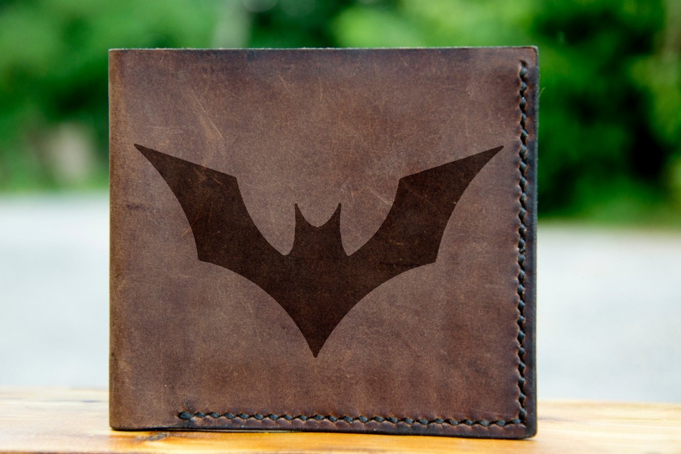 batman leather wallet