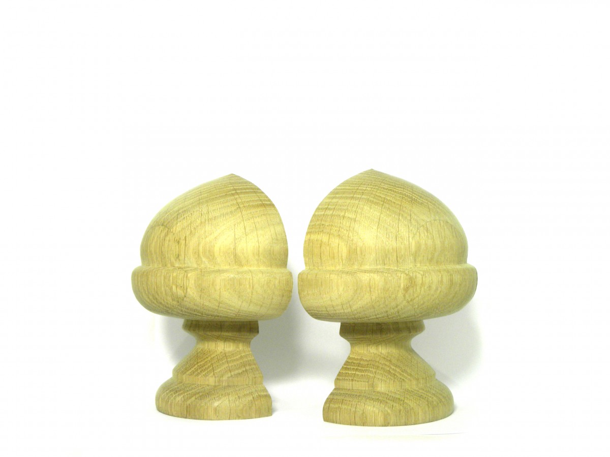 New with tag Big Wood Finial Grand Finial Unfinished, Larger Size,...