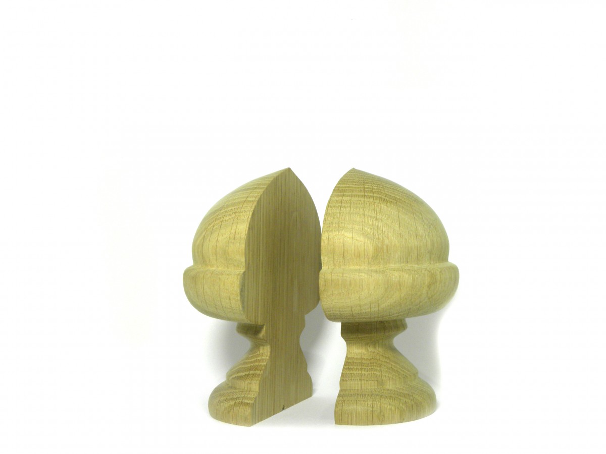 New with tag Big Wood Finial Grand Finial Unfinished, Larger Size,...