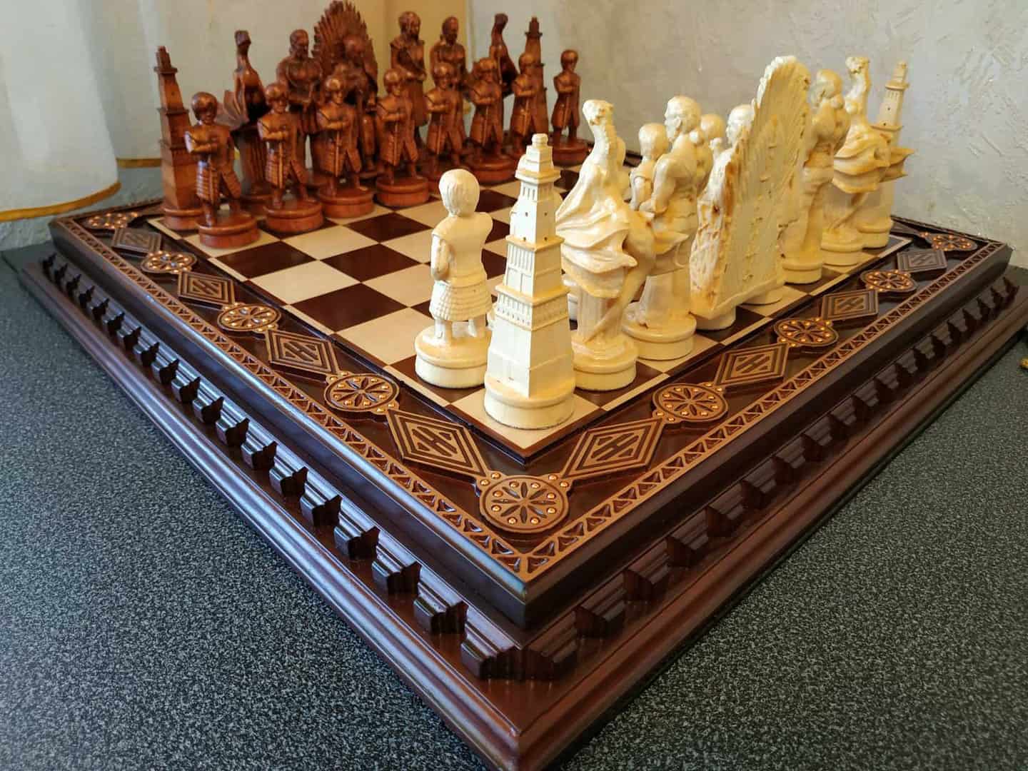 Wooden Chess Set I The Montessori Room