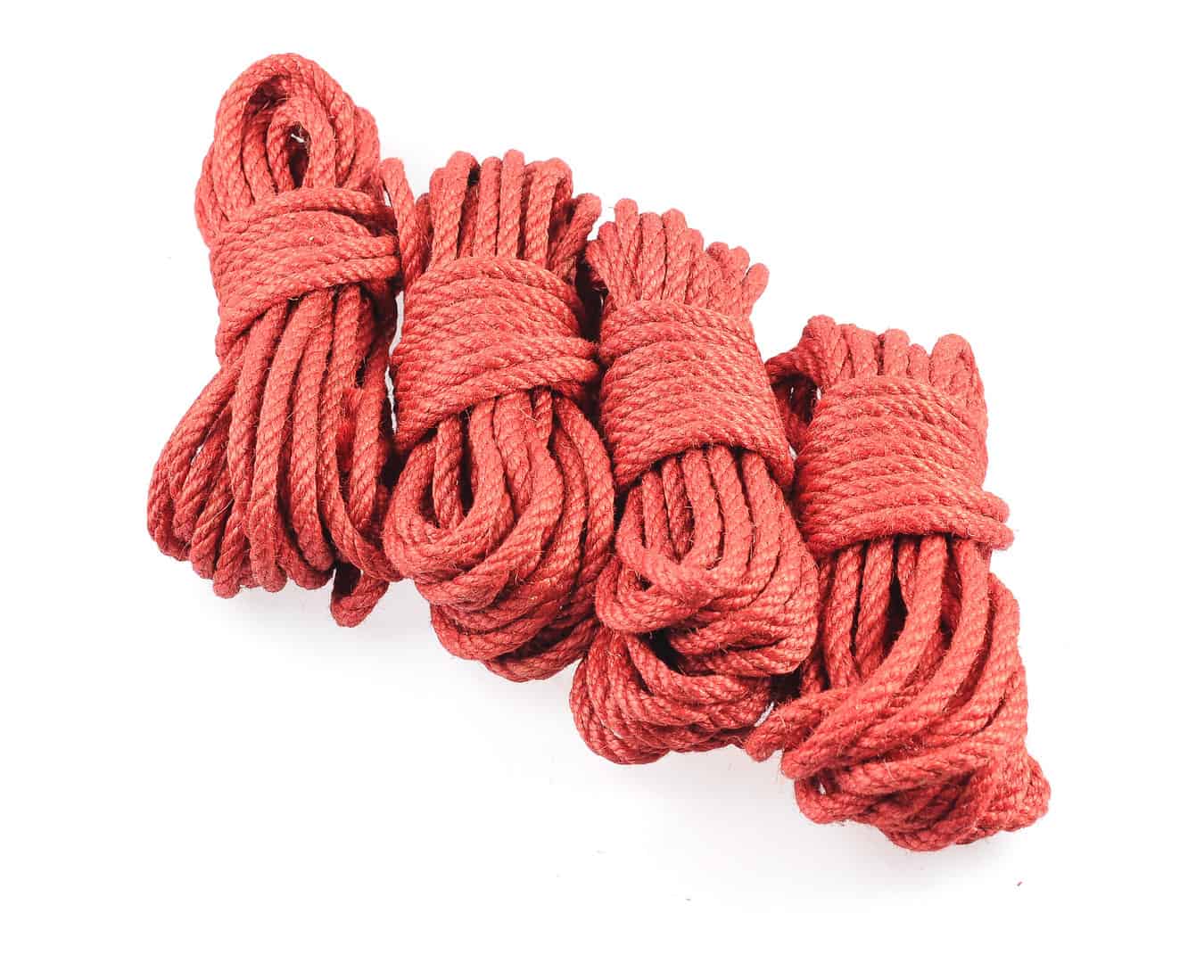 Buy 2 Red Shibari Ropes / Bondage Rope for BDSM / Kink Rope Online in India  
