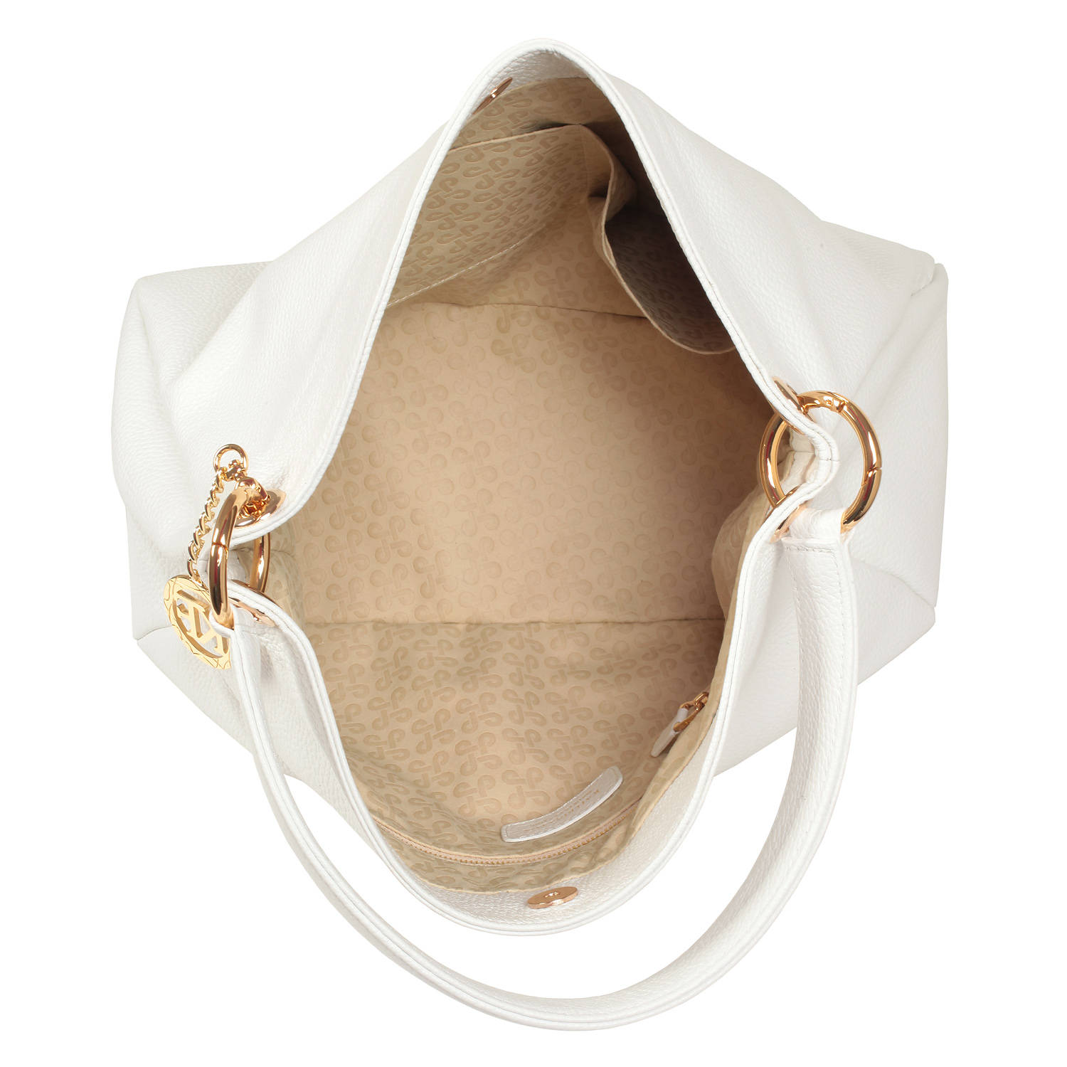 Leather Hobo Bag, White Leather Hobo Bag, Women's Leather Hobo...