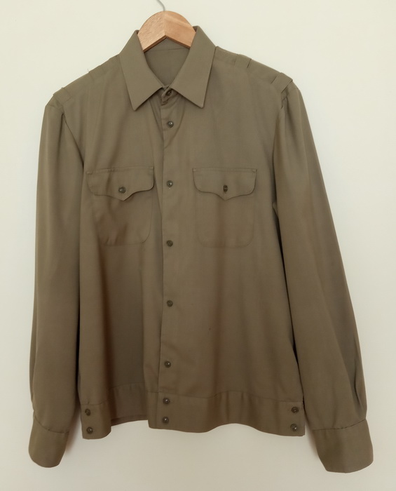 Used Uniform Shirt Officer Vintage Soviet Army Military USSR
