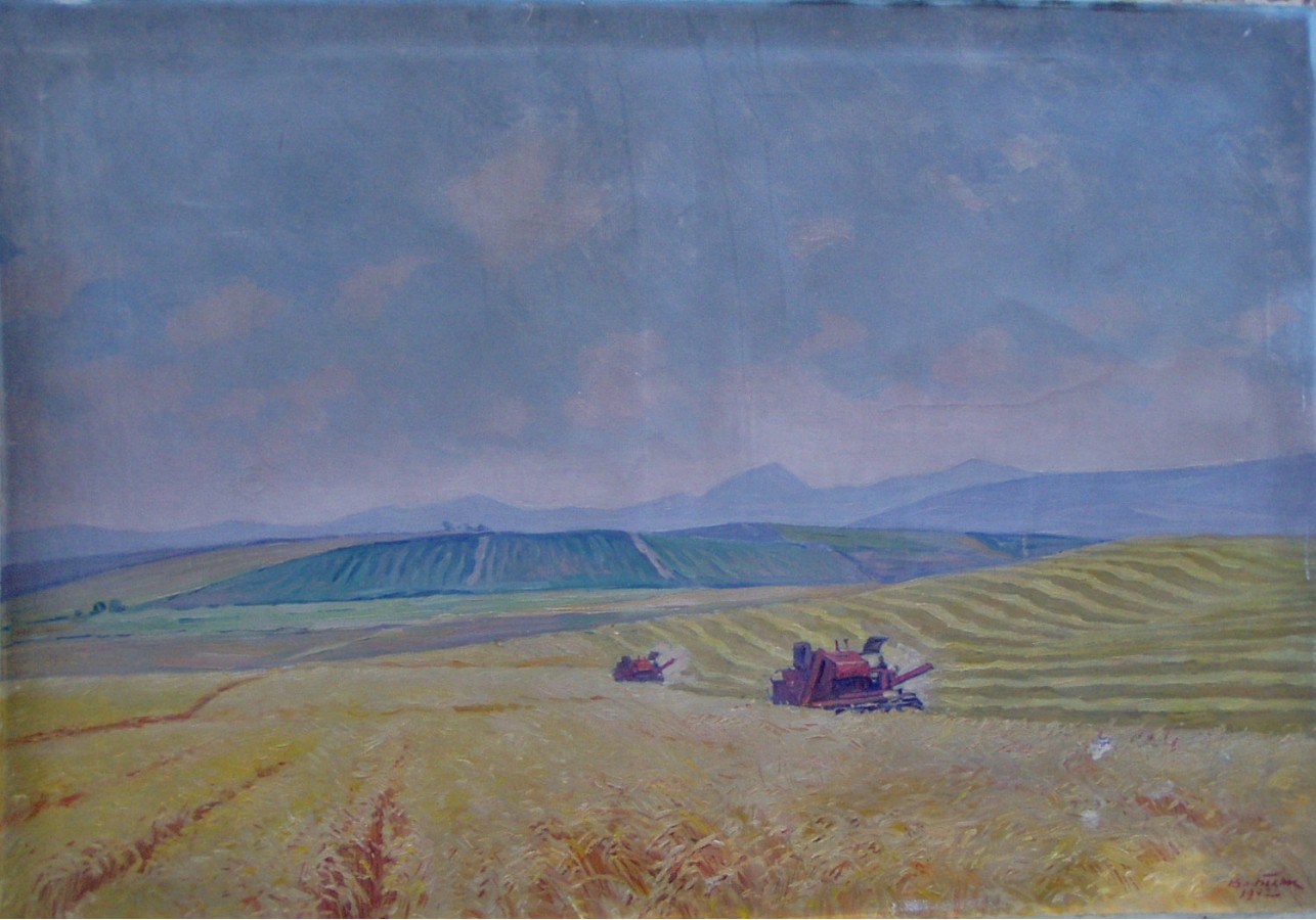 Советская живопись колхозные поля