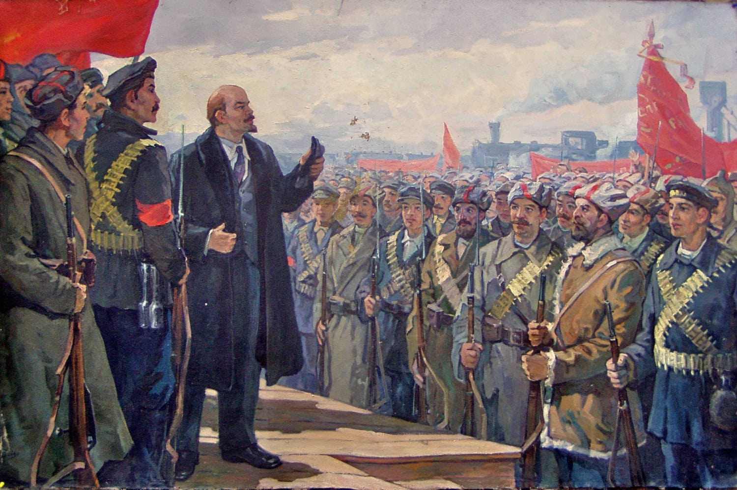 «В. И. Ленин на фоне Волховстроя» (1926)