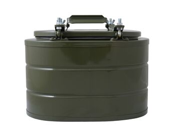 Army portable thermos on 6L, flask from stainless steel