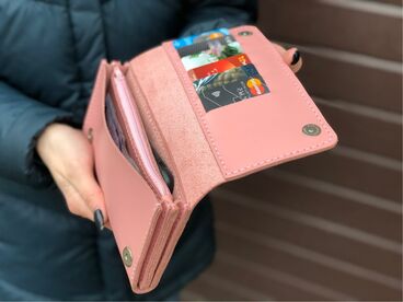 Handmade women's leather wallet Utah marsala kaiser ladies purse WB