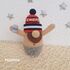 Crochet football fans gnome, Shirtless gnome Kelce meme, Jason Kelce shirtless with can, American football KC Superbowl, Football meme Chiefs, Chiefs fans gift, kansas football fan gnomes, Shirtless Kelce meme, Football party decor, crochet toy gnome
