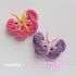 Small Butterfly Crochet Pattern pdf, Summer crochet aplique butterflies, crochet patio decor, crochet home decoratoin, butterfly keychains