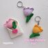Love letter with tulip, Mini tulip crochet, Valentines day Envelope small gift handmade, Galentine favors, Mother day gift, tulip keychain crochet, envelope pattern, purse charm gift idea, Taylor Swift, Swiftie keychain, Miley flowers, wedding favors