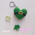 Heart lucky charms St Patricks day crochet pattern, St Patricks Day decor, amigurumi green heart, Leprechaun good luck keychain, mini clover ornament crochet pattern, St Patricks Day decor, good luck charm, Leprechaun keychain crochet, st patricks day crochet project, green holiday decor