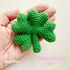Four leaf clover crochet pattern, Lucky charm St Patricks day, Good luck keychain clover, Amigurumi leaf decor crochet, sain patty lucky clover, handmade gift crochet, lucky bag charm, gift for friends, clover ornament crochet pattern, St Patricks Day decor, good luck charm, Leprechaun keychain crochet, st patricks day crochet