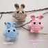 Baby bunny crochet pattern pdf, Amigurumi rabbit keychain, Easter day gift for kids, Easter crochet pattern, beginner friendly crochet pattern, Plush bunny pocket toys handmade, Easter basket stuffer, bunny lover gift, Plush bunny crochet toy, backpack buddies, funny small gift, Easter crochet pattern, Mother day keychains, Girly accessory, bunny keychain, Easter crochet pattern, Easter day favor for class, teacher appreciation, small handmade gift, bag charm crochet, gift for grandmother, matching keychain, gift for couple, lgbtq wedding favor, gift for girlfriend